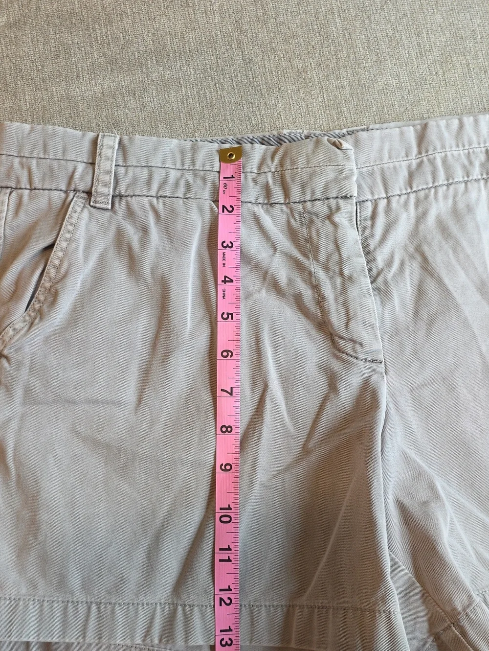 J. Crew Grey Chino Short 16